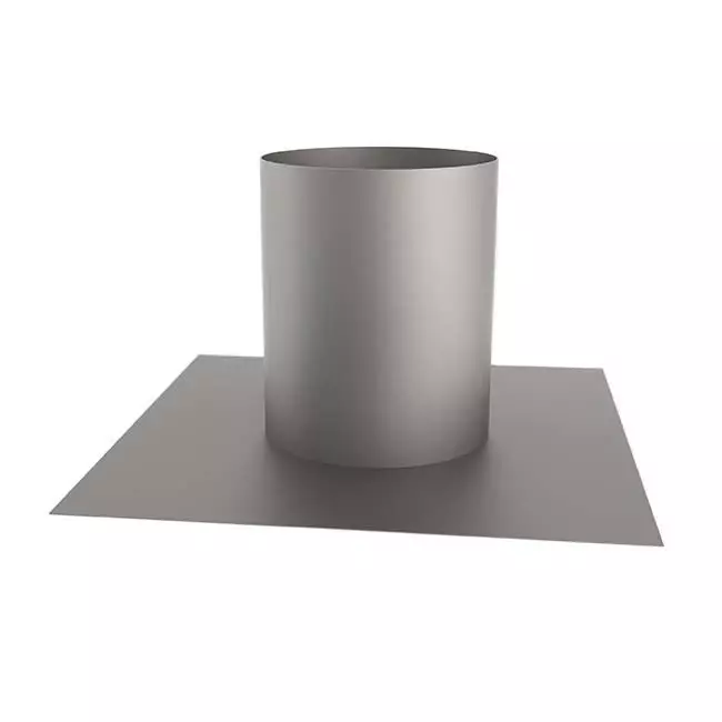Tagplade, rund, 160 mm (170) (Sendzimir, galvaniseret)