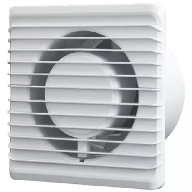 Badeværelsesventilator Ø 100 mm hvid – energy planet 100 PS