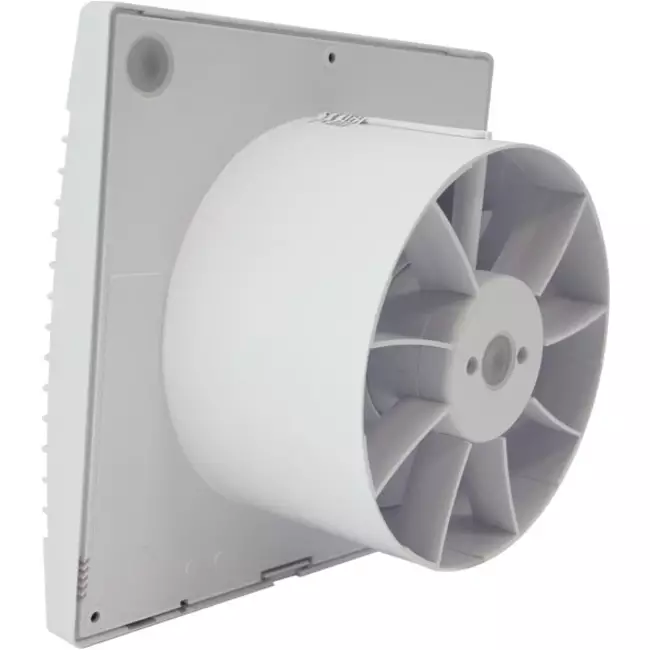Badeværelsesventilator Ø 100 mm hvid – pRestige 100 ZG MS
