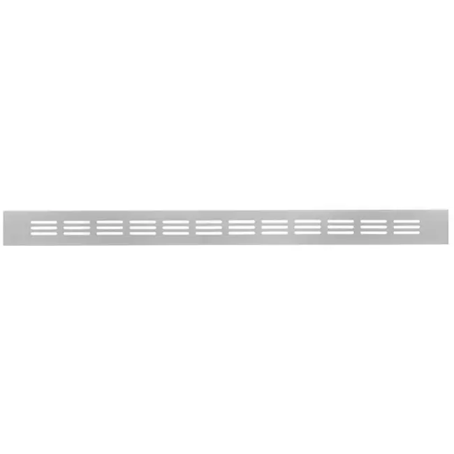 Fodlistediffuser aluminium - sølv L=500mm x H=40mm -RA450S