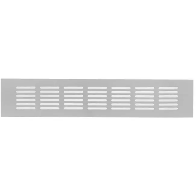 Fodlistediffuser aluminium - sølv L=300mm x H=60mm -RA630S