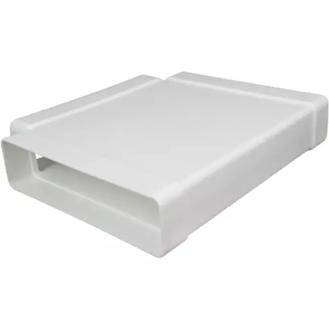 Rektangulært T-stykke i plast 220x90mm - KT29