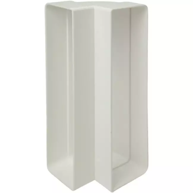 Rektangulær lodret 90° bøjning i plast 220x90mm - KLV29-90
