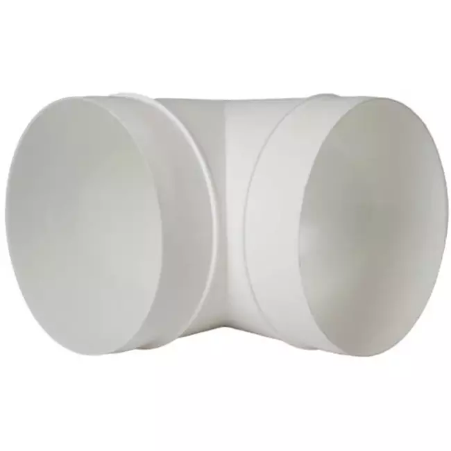 Rund plast 90° bøjning diameter: 150 mm AL150-90