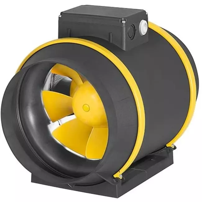 Ruck® ETAMASTER-kanalventilator med EC-motor 1300m³/t - Ø 200 mm + driftspotentiometer 10 kO