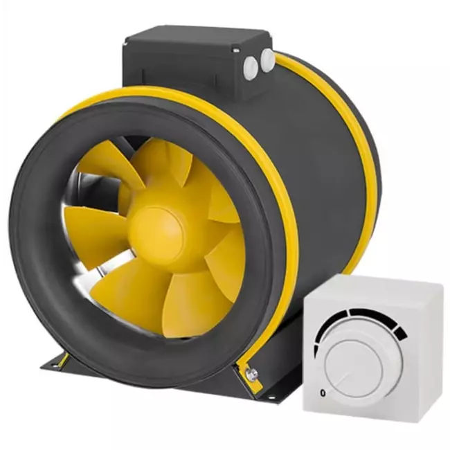 Ruck® ETAMASTER M-kanalventilator 2170m³/t - Ø 280 mm + 3-trins kontakt