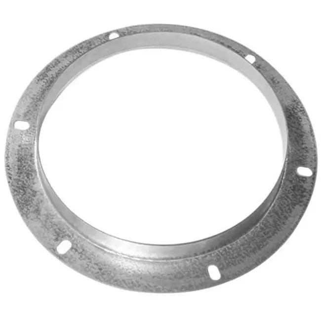 Ruck® indløbsflange, galvaniseret stålplade diameter 159 mm - DAF 160