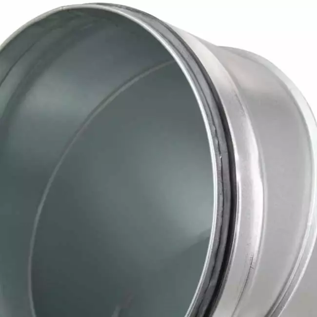 Rund spiralbøjning 90°, Ø250 mm, til spiralrør
