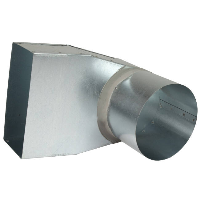 Lepe-hjørnestykke 220x80 mm til diameter 125 mm