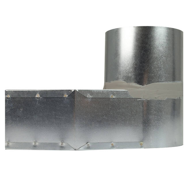 Lepe-hjørnestykke 220x80 mm til diameter 125 mm