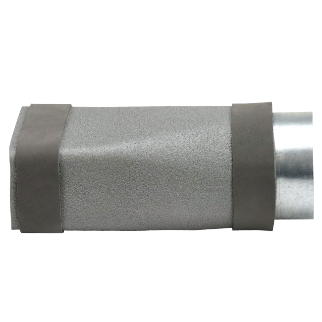 Thermoduct-reduktion 170x80 til diameter 150 mm til kanaler