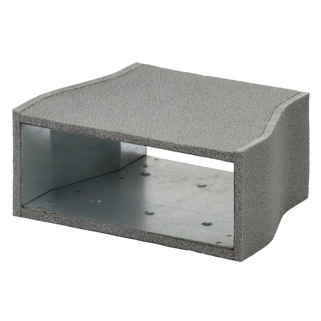 Thermoduct-reduktion 220x80 til 170x80 til kanaler