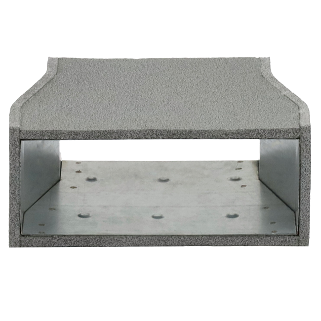 Thermoduct-reduktion 220x80 til 170x80 til kanaler