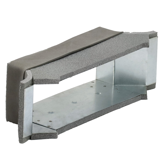 Thermoduct-sideforbindelse 170 mm x 80 mm til kanalføring