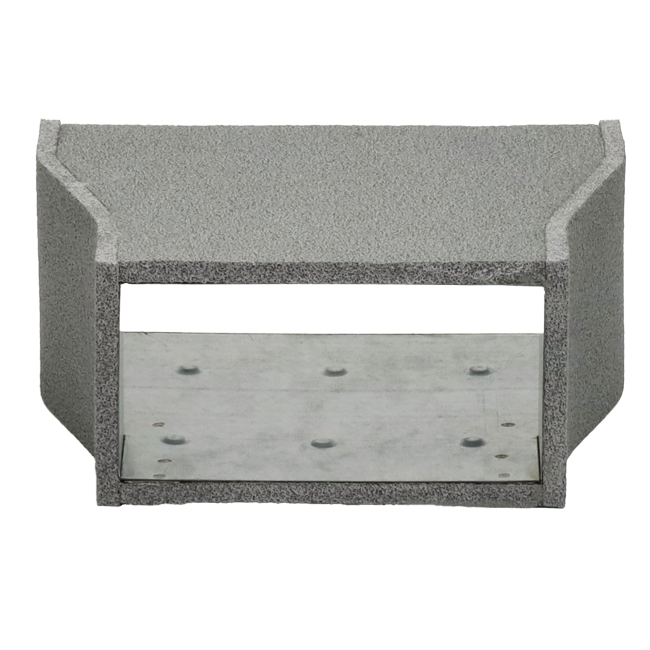 Reduktion af termorør 300x80 mm til 220x80 mm