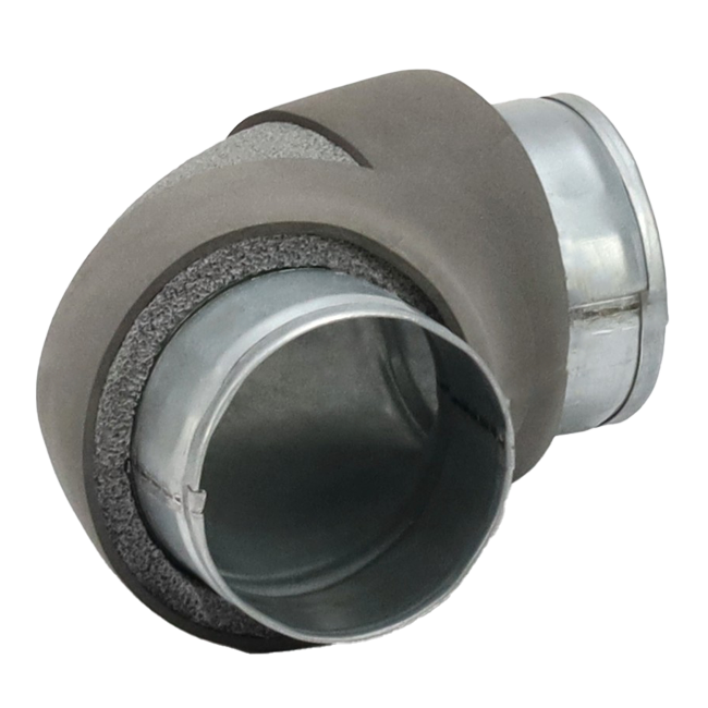 Thermoduct bøjningsdiameter 80 mm 90 grader (ikke sikkert)