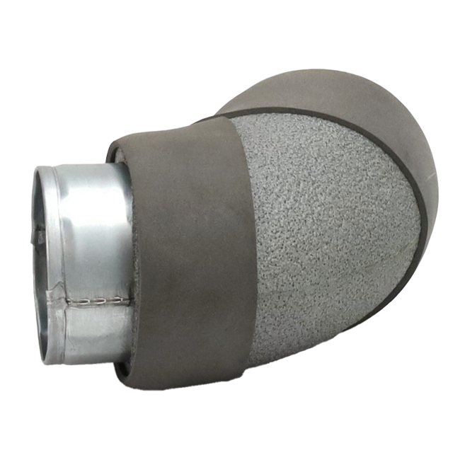 Thermoduct bøjningsdiameter 80 mm 90 grader (ikke sikkert)
