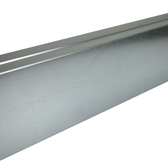 Galvaniseret indstøbt kanal 300x80 længde 1,5m
