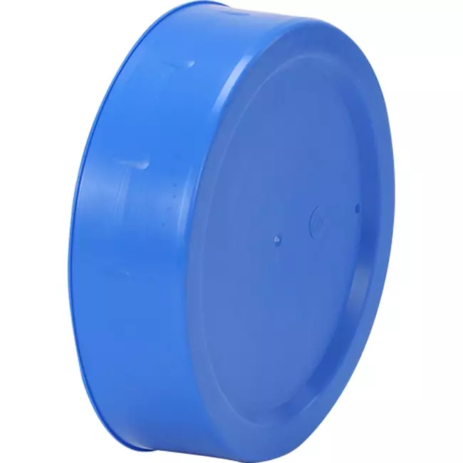 Plastlåg med en diameter på 160 mm