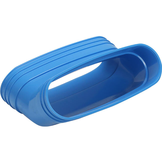 Wavin Ventiza Bøjning 45 grader PVC oval 195x80 mm lodret M/M