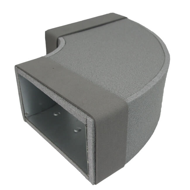 Thermoduct pour-in bøjning 90 grader 300x80 mm vandret