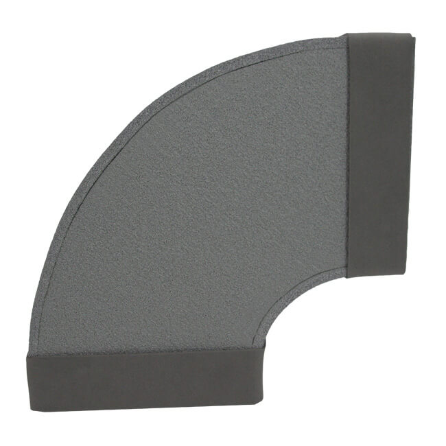 Thermoduct pour-in bøjning 90 grader 300x80 mm vandret