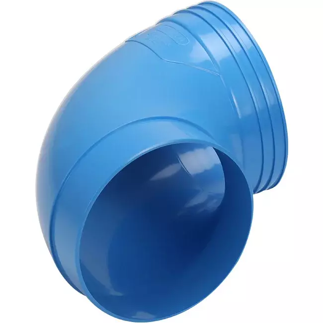 Wavin Ventiza 90 grader bøjning PVC rund 160 mm M/S