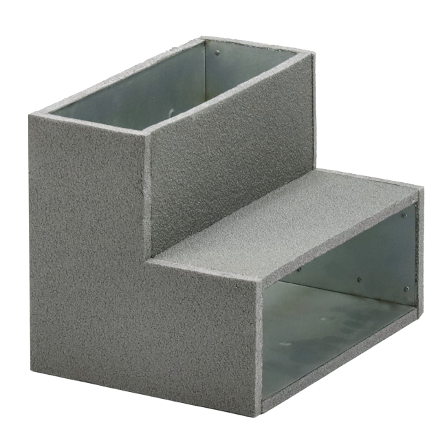Thermoduct pour-in bøjning 90 grader 220x80 mm lodret