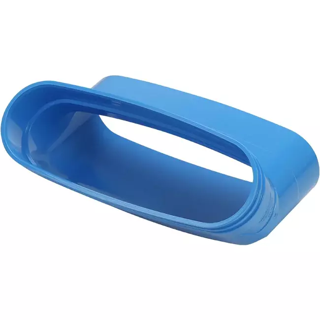 Wavin Ventiza Bøjning 45 grader PVC oval 195x80 mm vertikal M/S