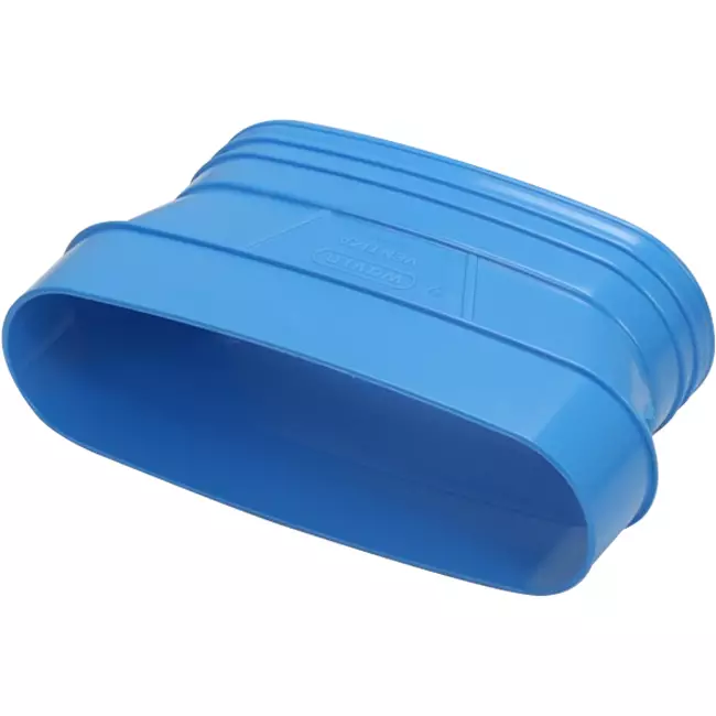 Wavin Ventiza Overgang PVC oval 235x80 mm til 195x80 mm M/S