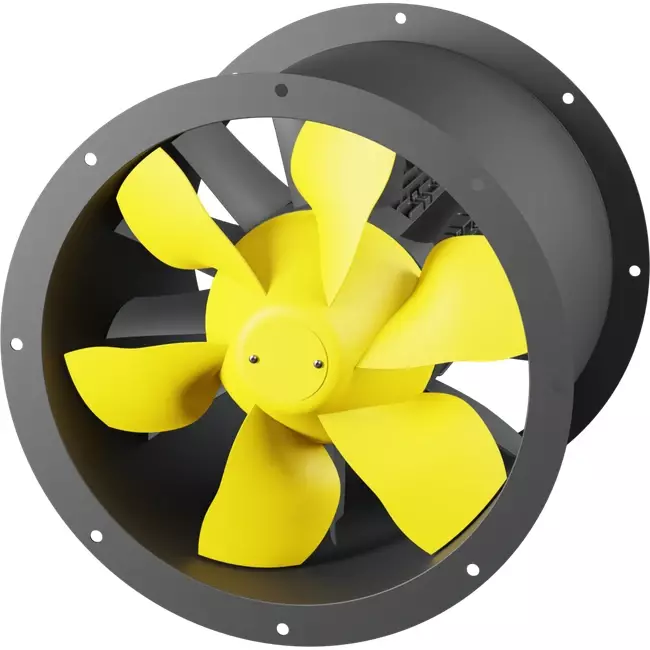 Aksial 500 mm kanalventilator - AL 500 D42U 02 CFG
