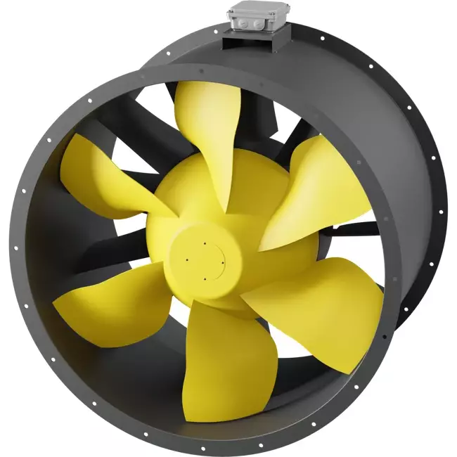 Aksial 1000 mm kanalventilator røggas F400 - AL 1000 D4 F4 01 CFG