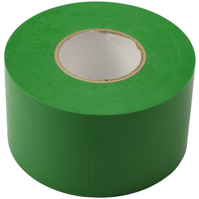 PVC-tape grøn 50 mm bred - rulle 33 m