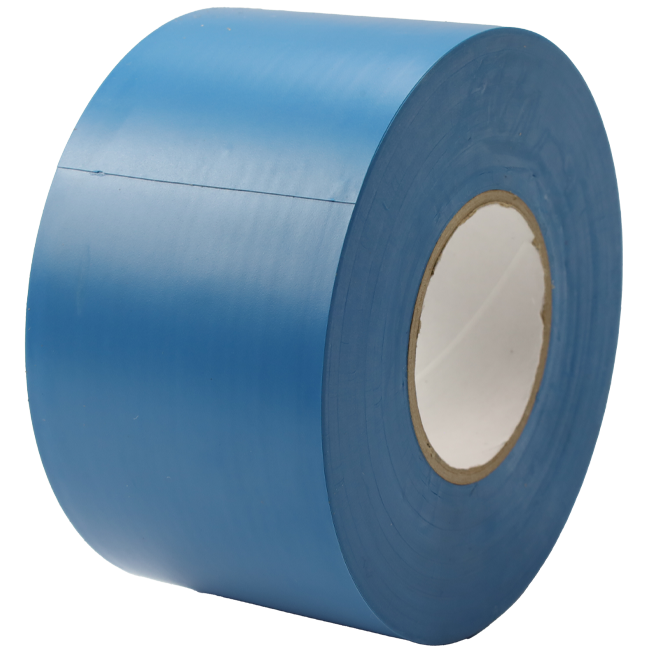 PVC-tape blå 50 mm bred - rulle 33 m