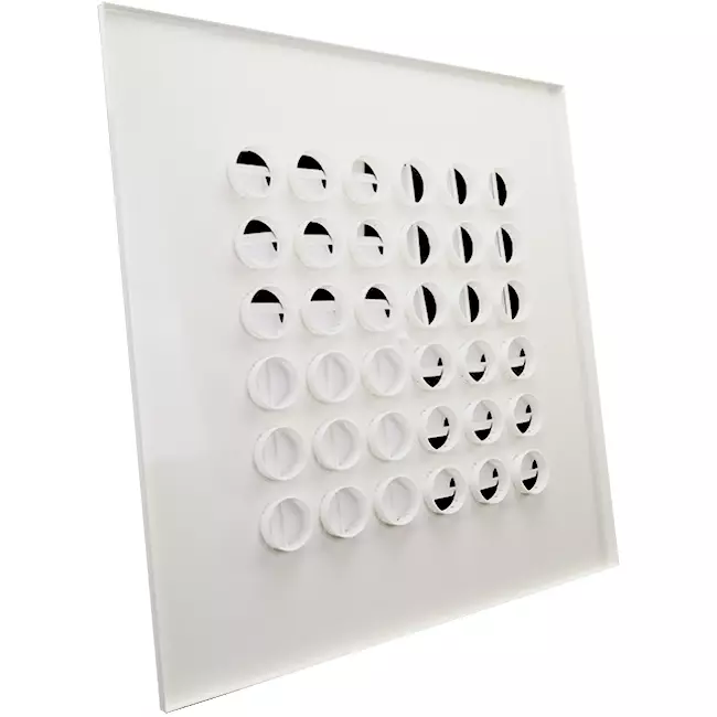 Multidyse loftdiffusor 596x596mm – MN24 RAL9010