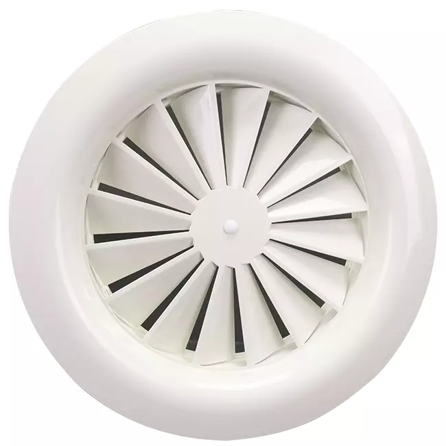 Swirl diffusor rund 125 mm central skrue - SWR125
