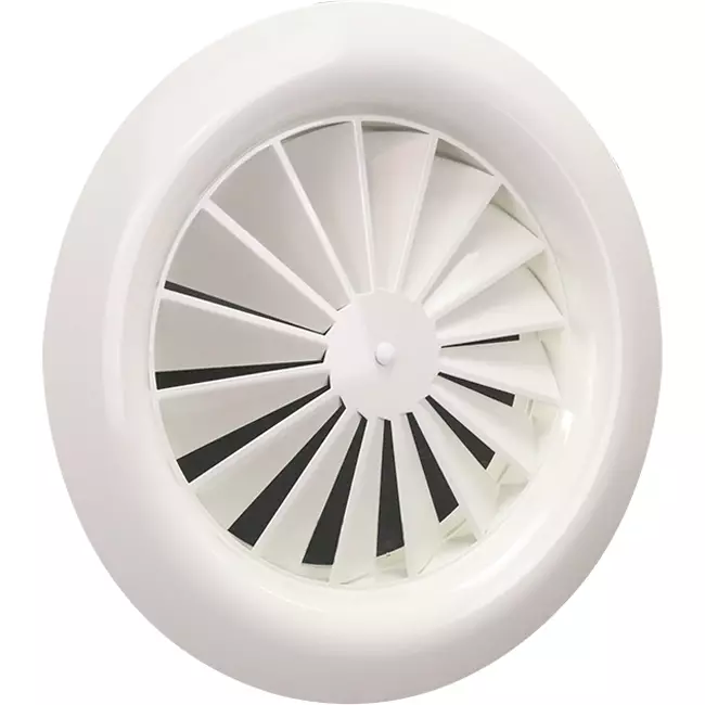 Swirl diffusor rund 125 mm central skrue - SWR125