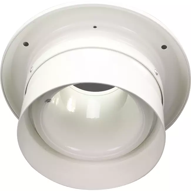 Jetdiffusor 200mm Væg- og loftmontering RAL 9010