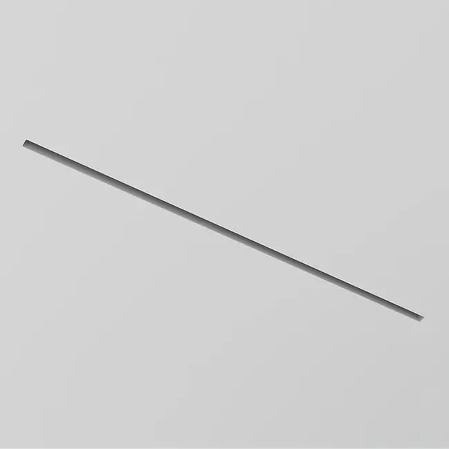 Ergovent rammeløs spaltediffusor 1000 mm med tilslutningsdiameter 90 mm - profil