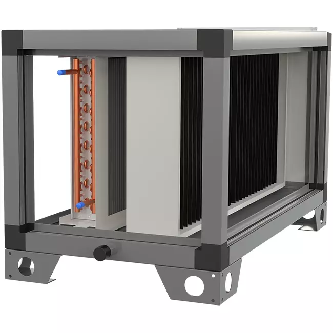 Maxivent koldtvandsveksler 33,64 kW til M4555 vandret - CCW2