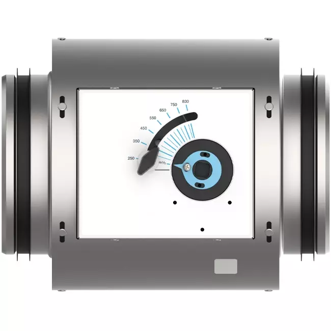 Rund CAV Konstantvolumenregulator dobbeltvægget diameter 250 mm