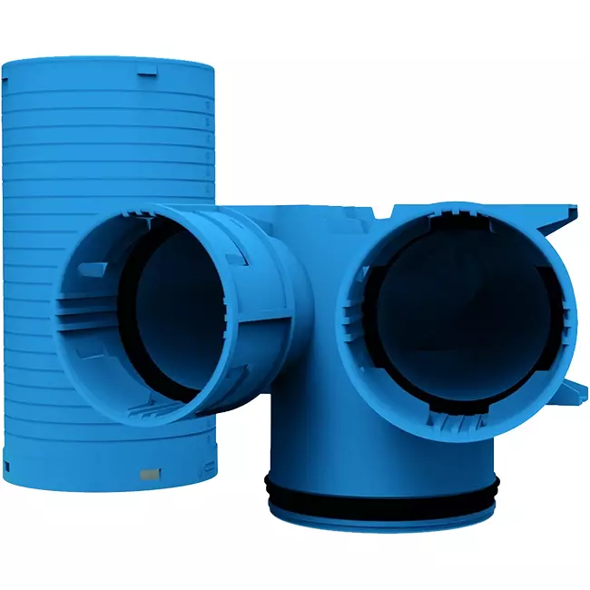 Vent-Axia Uniflexplus ventilopsamler 2 x Ø90 mm - Ø125 mm