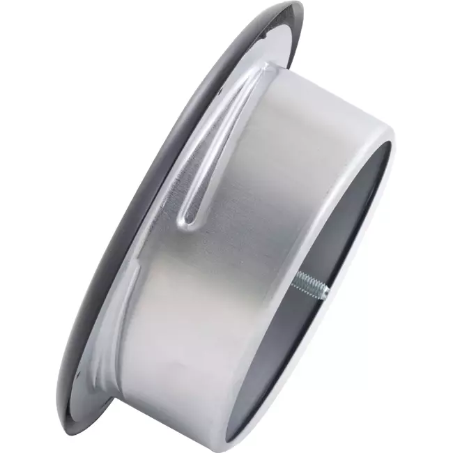 Ventilationsventil 125 mm metal - S-DVS125 RAL9005 30% blank