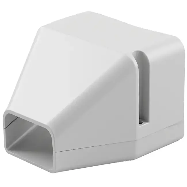 ClimaConnect endestykke til monteringskanal 75 mm - RAL 9010