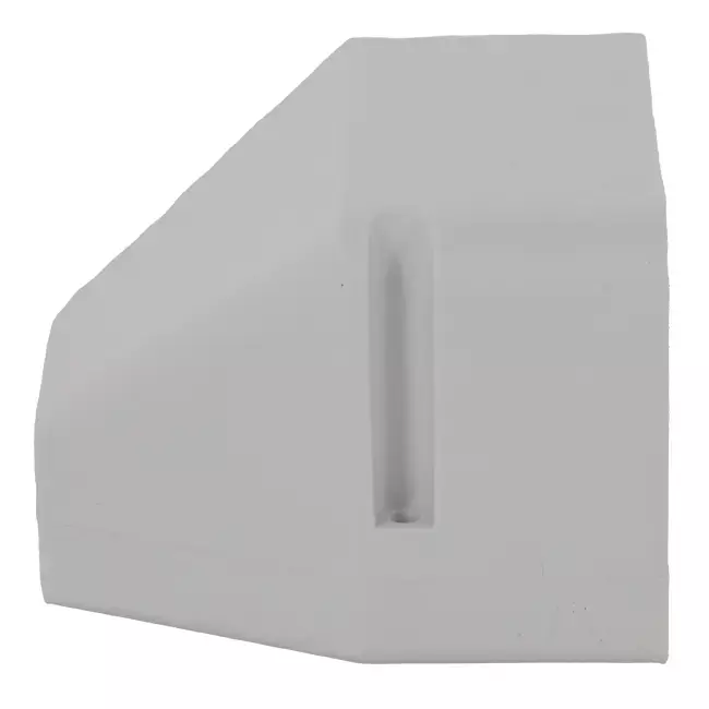 ClimaConnect endestykke til monteringskanal 75 mm - RAL 9010