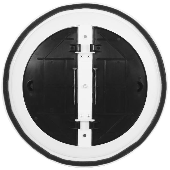 Loftsdiffusor rund med fast mønster Ø 150 mm - RAL9016