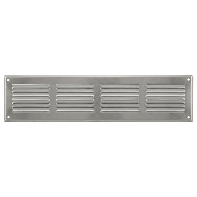 Væggitter 400x100mm aluminium - ubelagt