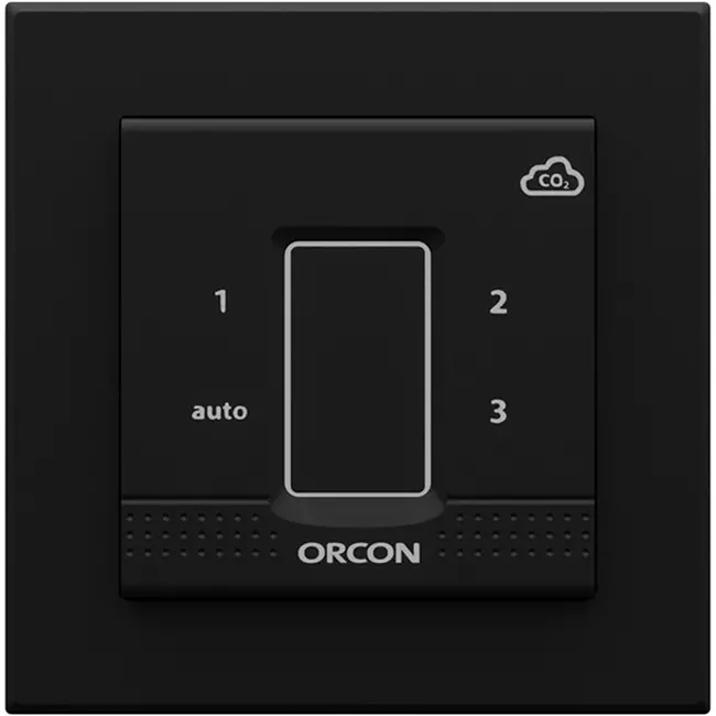Sort dæksel til Orcon CO₂ indbygningssensor 15RF