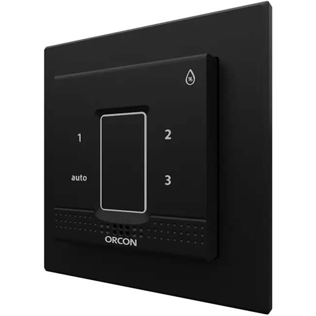 Sort dækkappe til Orcon fugtindbygningssensor 15RF