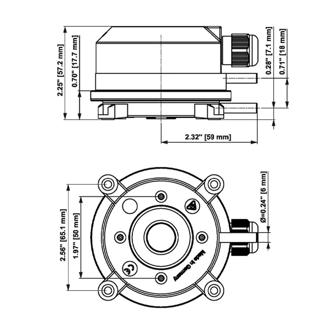 Belimo differenstrykafbryder 50 til 500 Pa - 01APS-10U